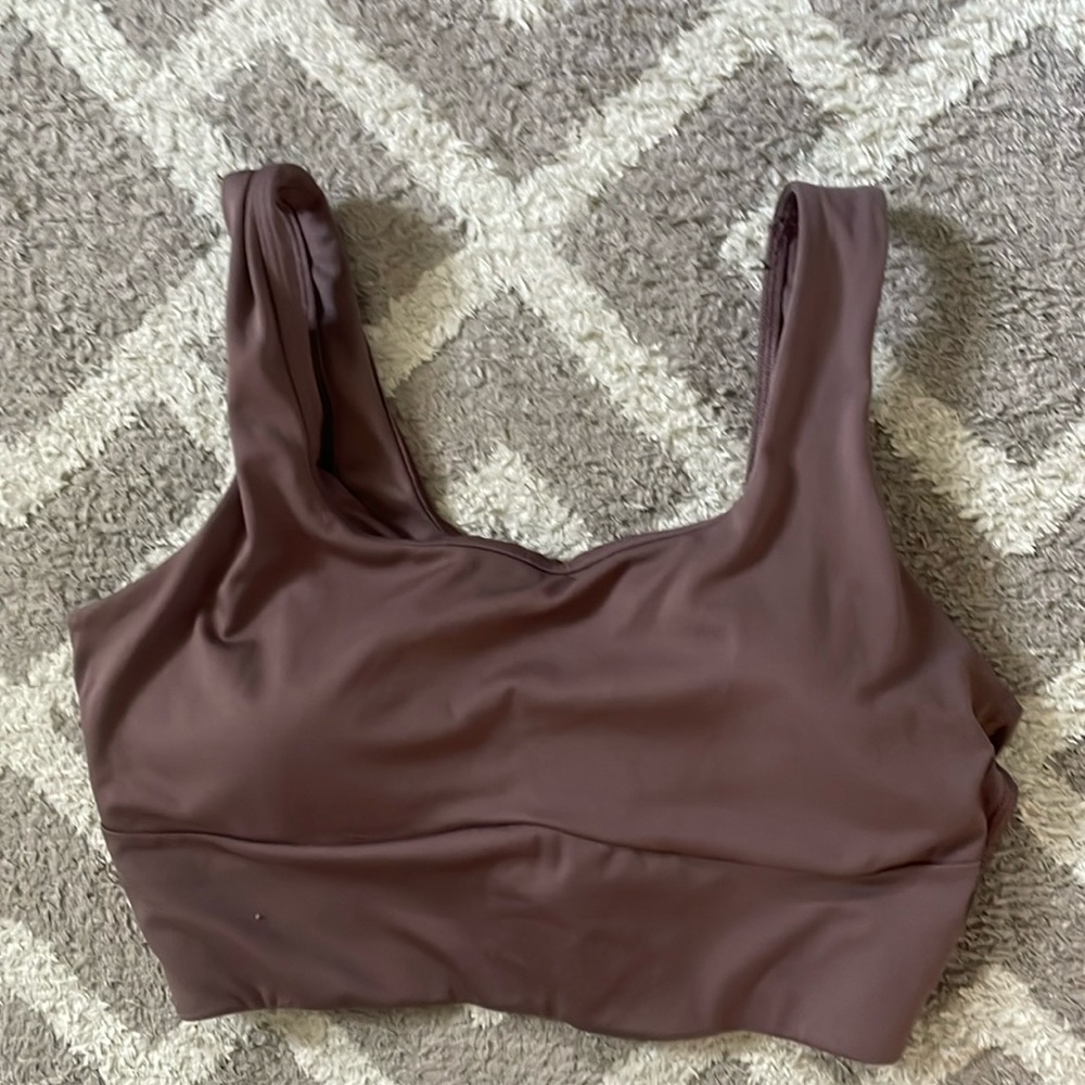 Gymshark Longline Sports Bra - Truffle Brown